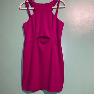 Fuchsia Mini Dress